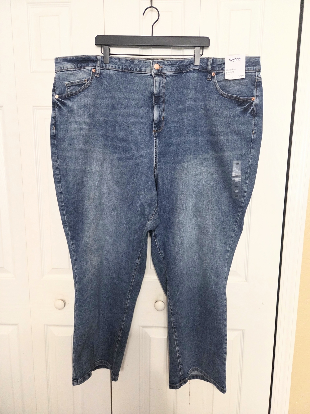 Sonoma High-Rise Straight Women's Blue Denim Jeans